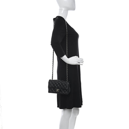 Chanel Lambskin Quilted Mini Rectangular Flap Black 2 of 12