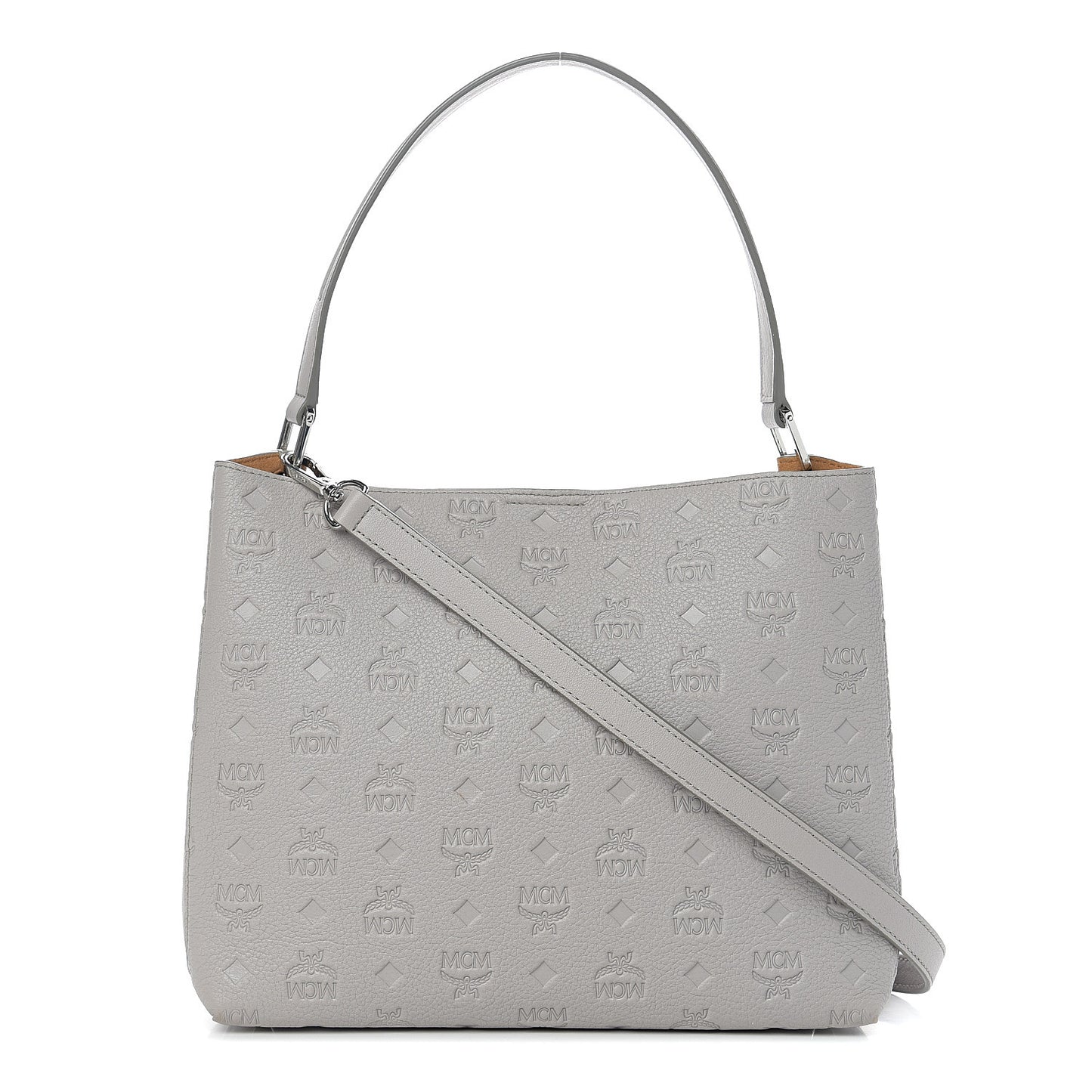 Calfskin Ottomar Monogram Sarah Convertible Hobo Dove