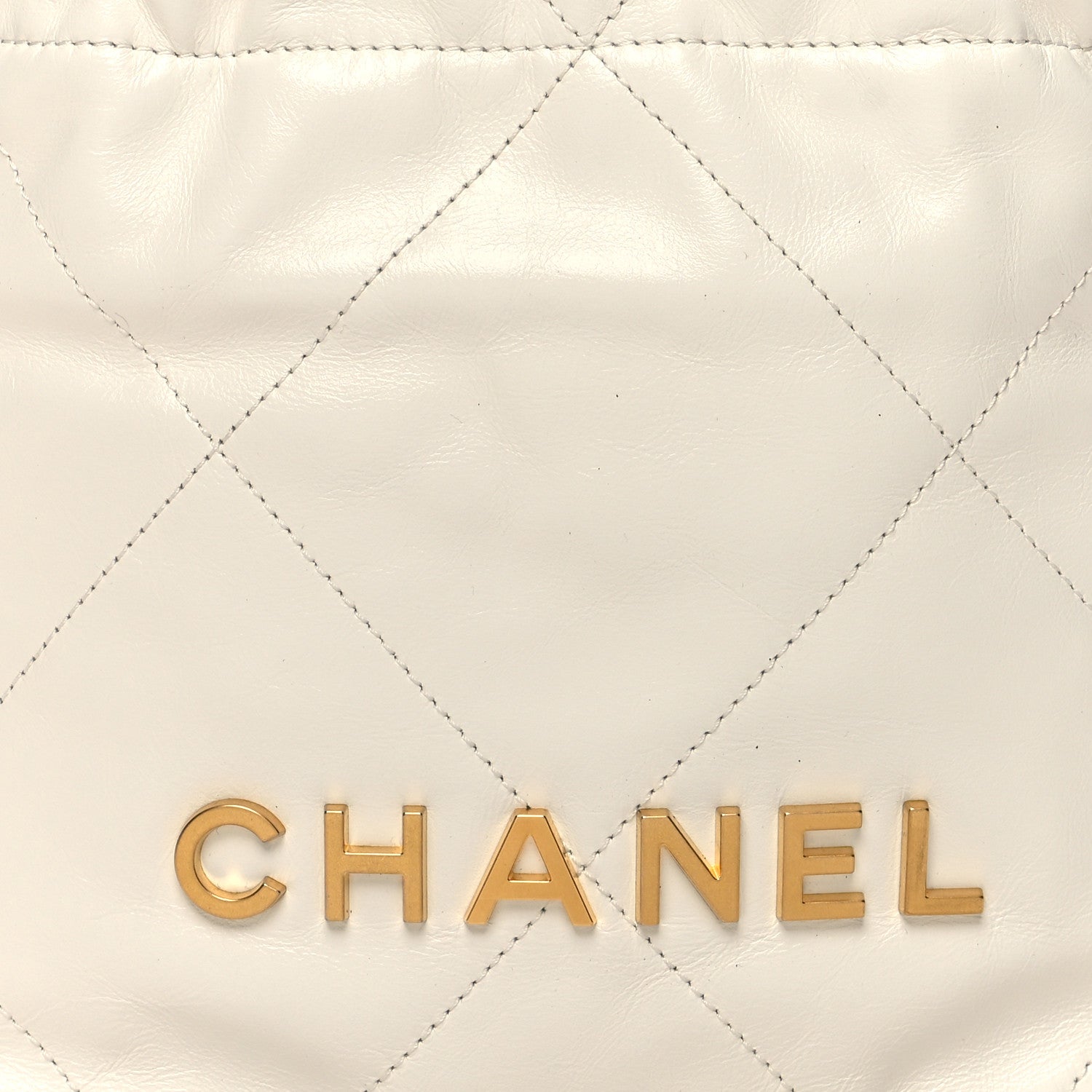 Chanel Shiny Calfskin Quilted Mini Chanel 22 White 8 of 10