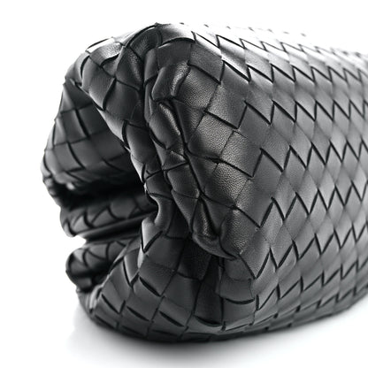 Bottega Veneta Nappa Maxi Intreccio The Pouch Oversized Clutch Black 13 of 14