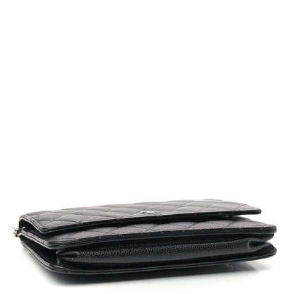 Chanel Caviar Quilted Wallet On Chain WOC Black 4 of 10