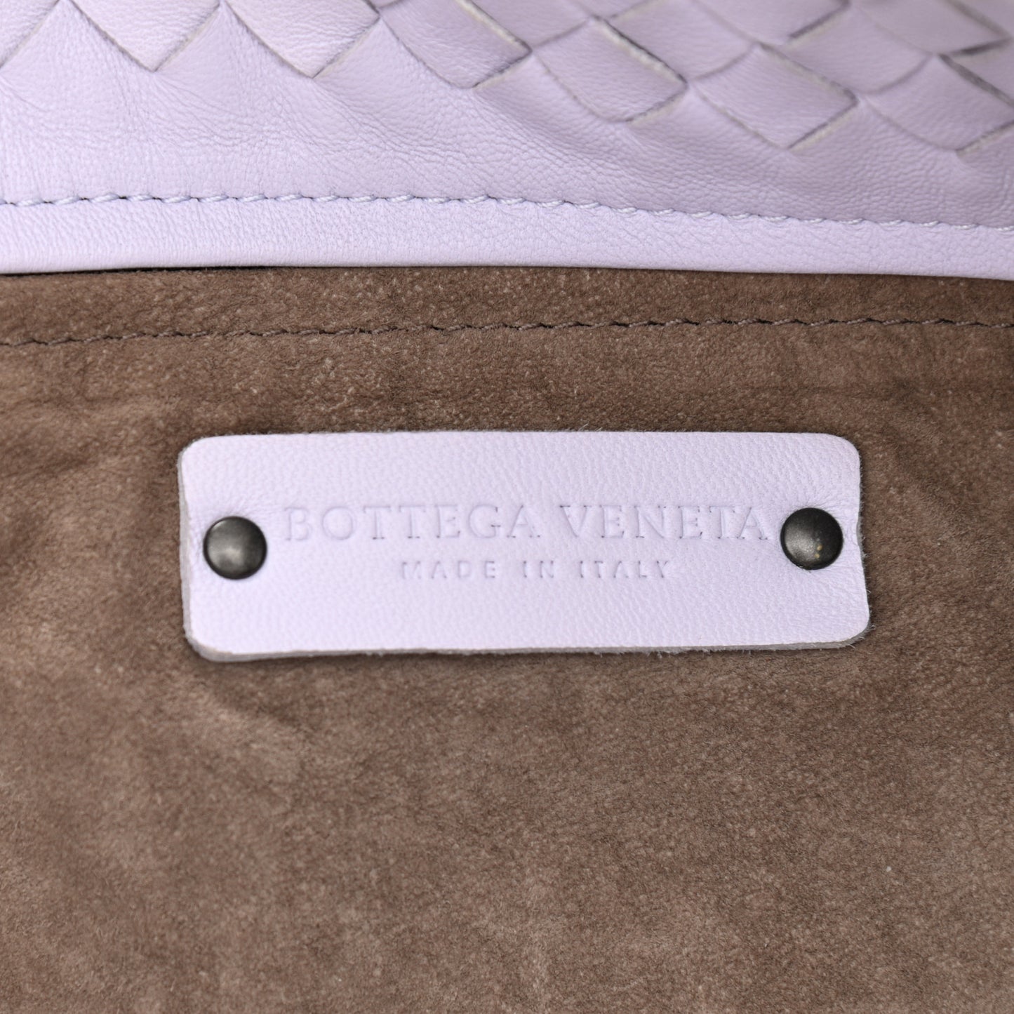 Nappa Intrecciato Medium Garda Bag Zinc