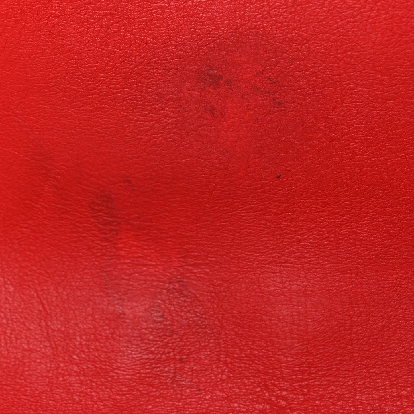Calfskin Double Stitch Small Boy Flap Red