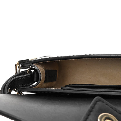 Chloe Suede Calfskin Mini Faye Shoulder Bag Black 3 of 5