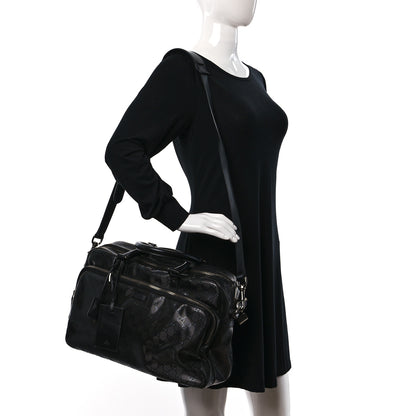 Gucci Imprime Monogram Medium Travel Bag Black 2 of 11