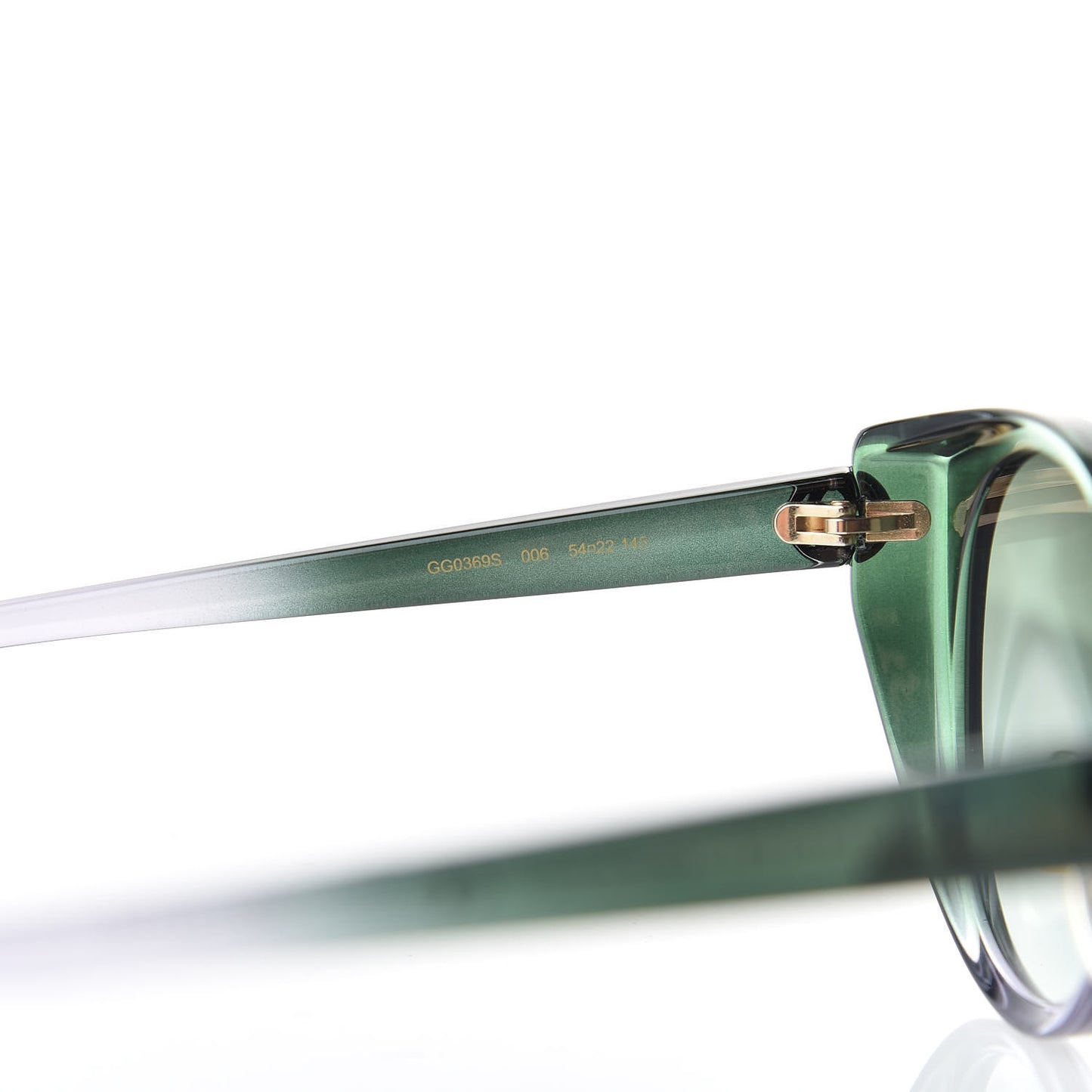 Acetate Cat Eye GG0369S Sunglasses GG Green
