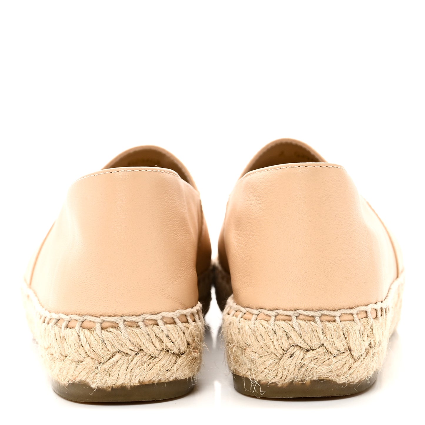 Lambskin CC Espadrilles 35 Beige Black