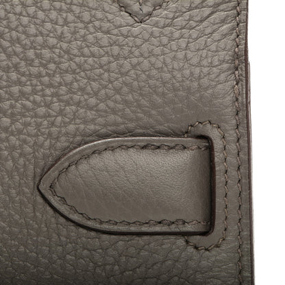 Hermes Taurillon Clemence Jypsiere 31 Etain 10 of 21