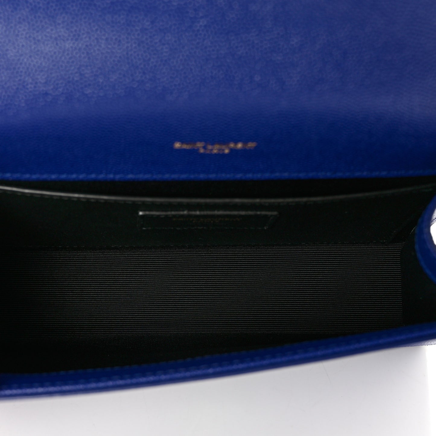 Grain De Poudre Small Classic Monogram Kate Satchel Royal Blue