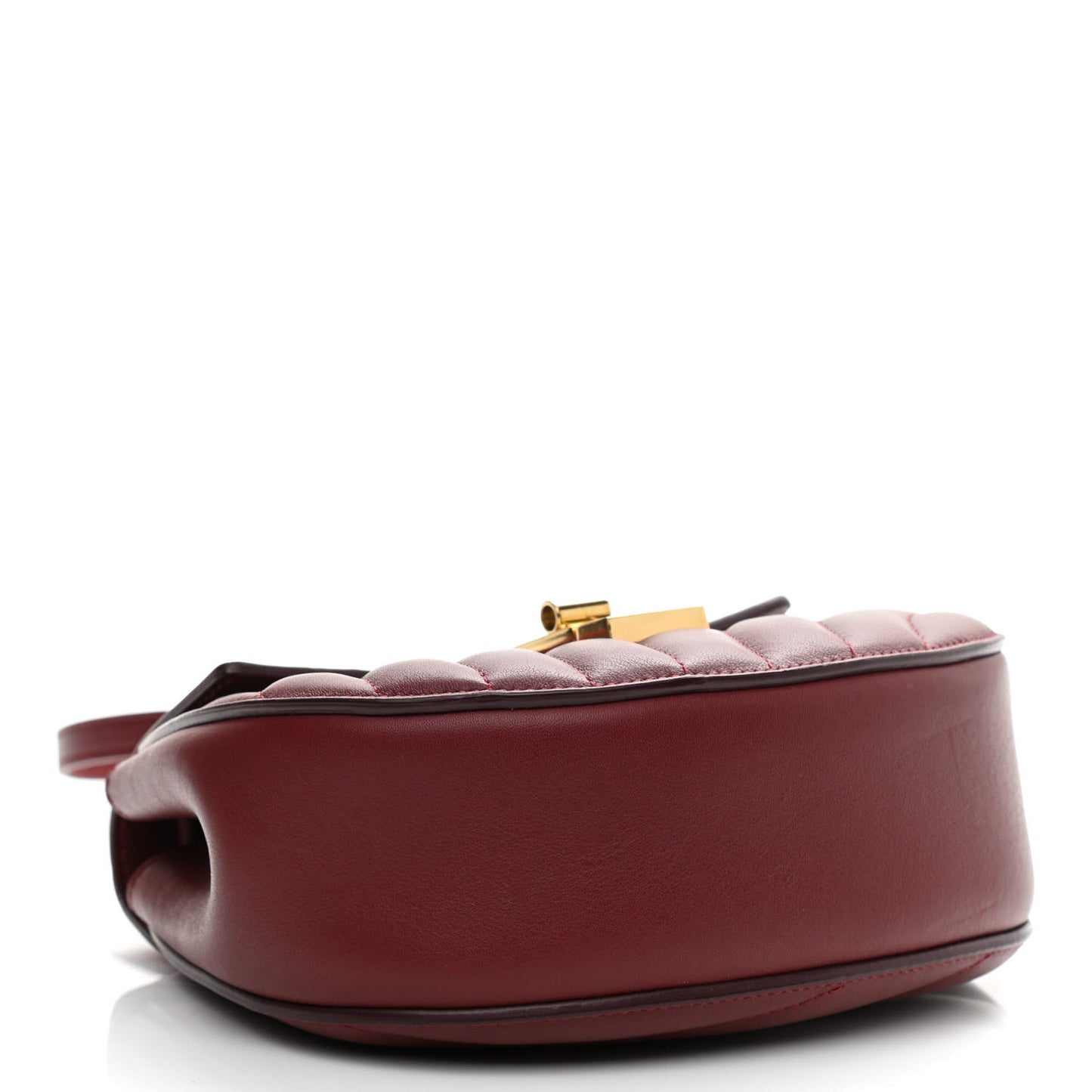Calfskin Quilted Mini Drew Bijou Shoulder Bag Plum Purple