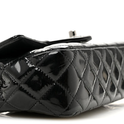 Chanel Patent Calfskin Quilted Mini Rectangular Flap Black 9 of 12