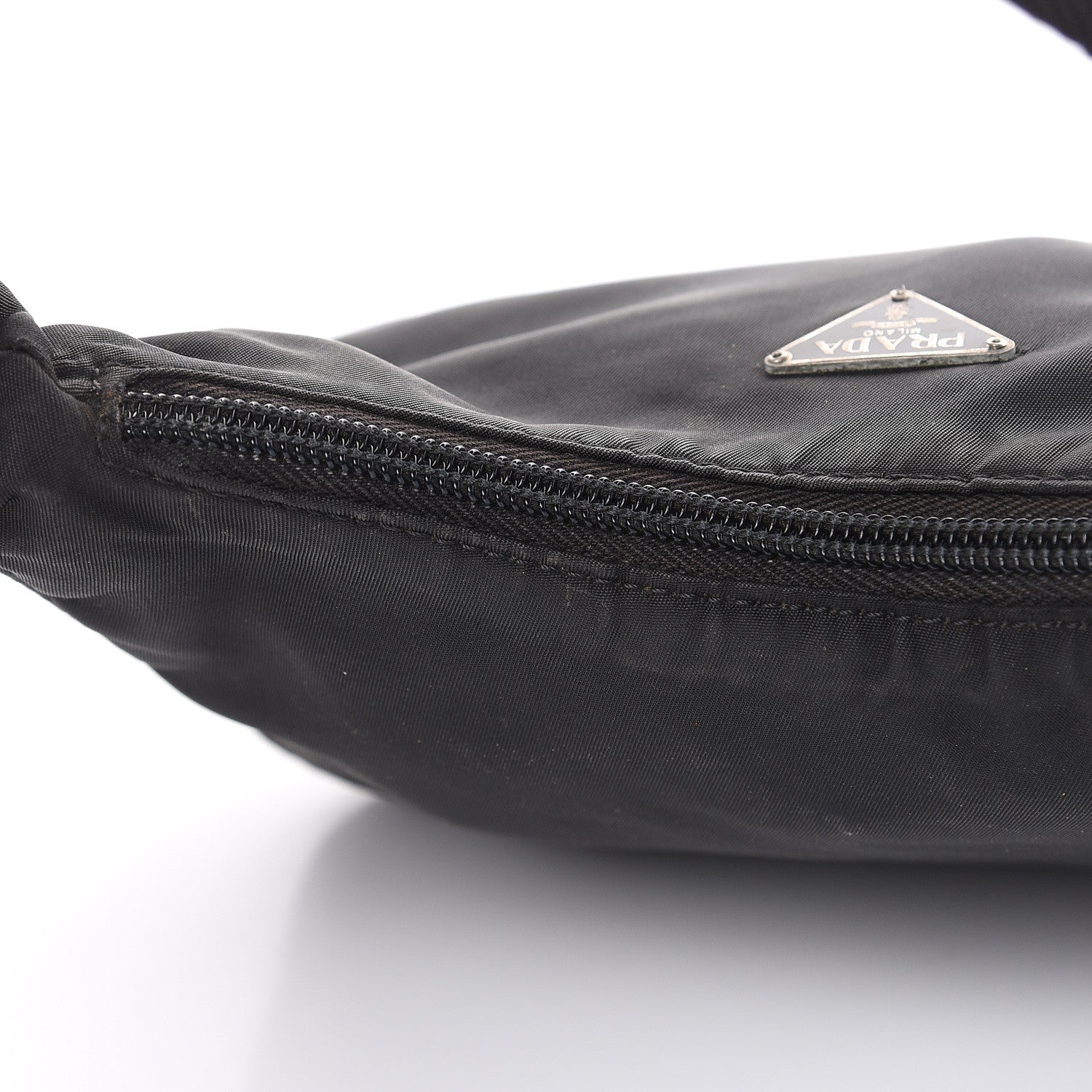 Prada Tessuto Nylon Hobo Black 14 of 16