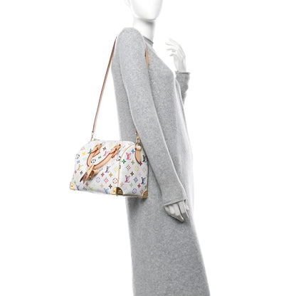 Louis Vuitton LV X TM Monogram Multicolor Speedy Bandouliere 25 White 2 of 9