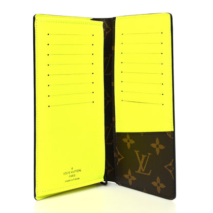 Louis Vuitton Monogram Macassar Brazza Wallet Florescent Yellow 5 of 9