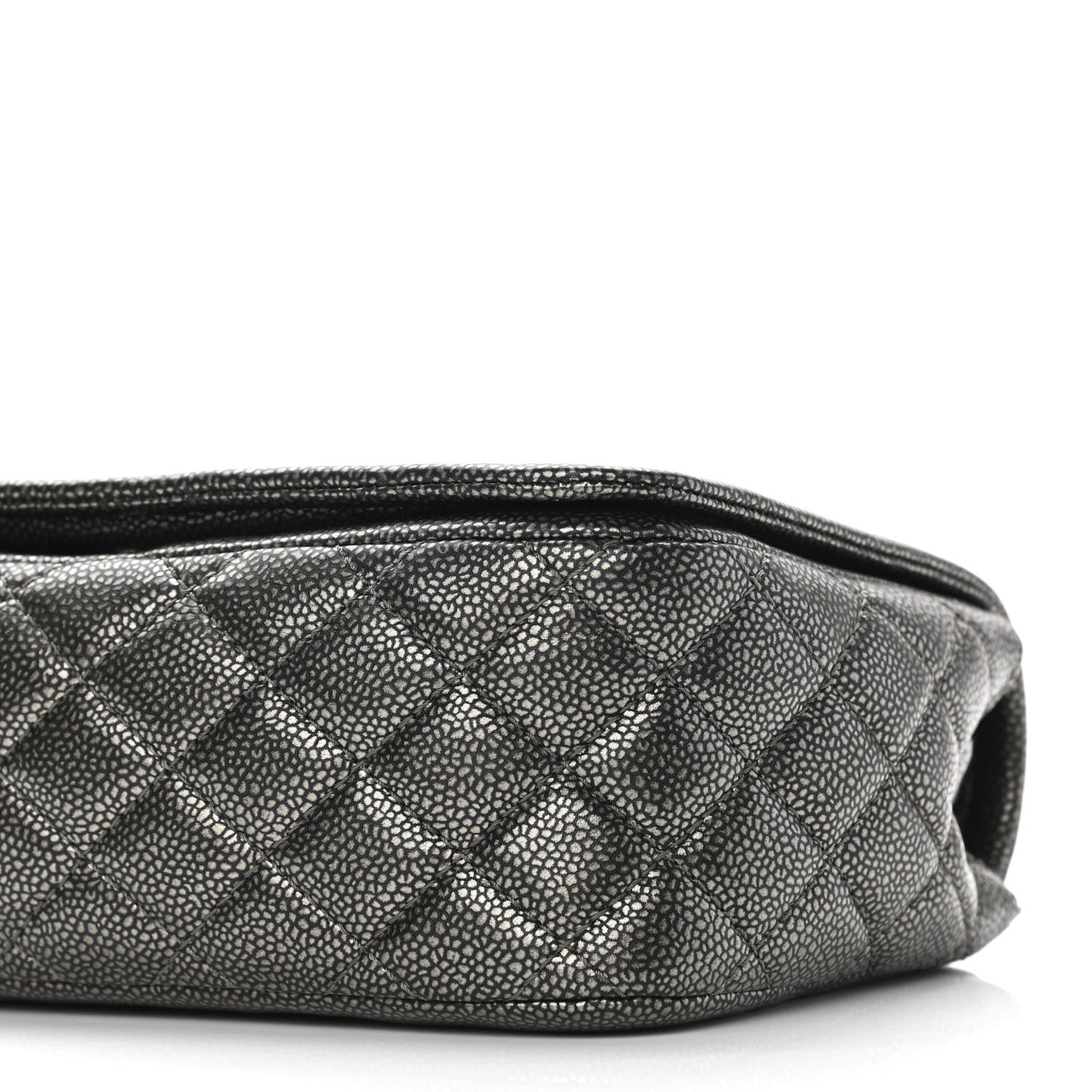 Chanel Metallic Caviar Medium Timeless CC Flap Dark Silver 10 of 12