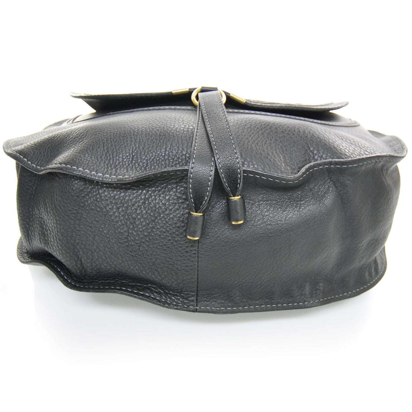 Leather Marcie Hobo Black