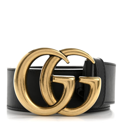 Gucci Calfskin Double G 40mm Belt 95 38 Black 1 of 6