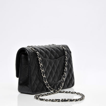 Chanel Lambskin Quilted Medium Double Flap Black 3 of 6