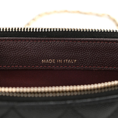 Chanel Caviar Quilted Small Clutch With Chain Black 9 of 14