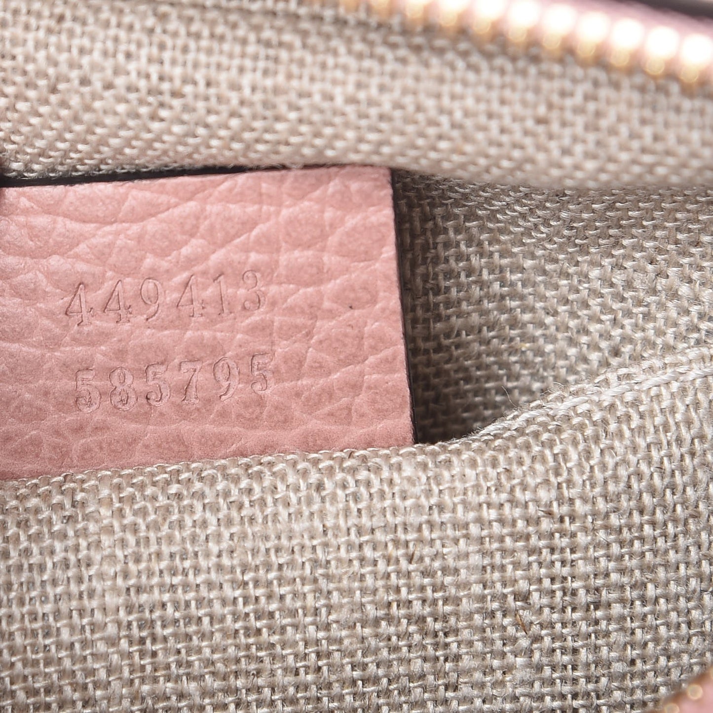 Monogram Mini Bree Messenger Bag Beige Soft Pink