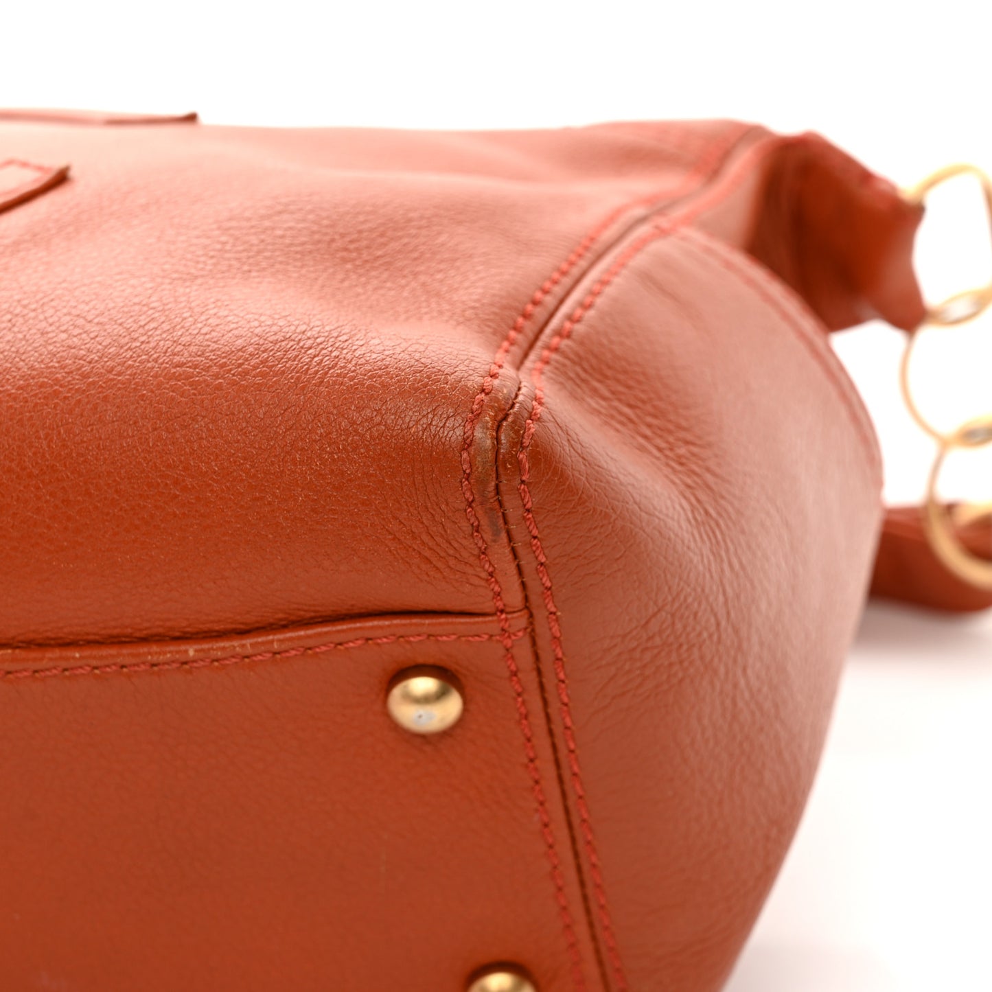 Calfskin Timeless CC Shoulder Bag Orange