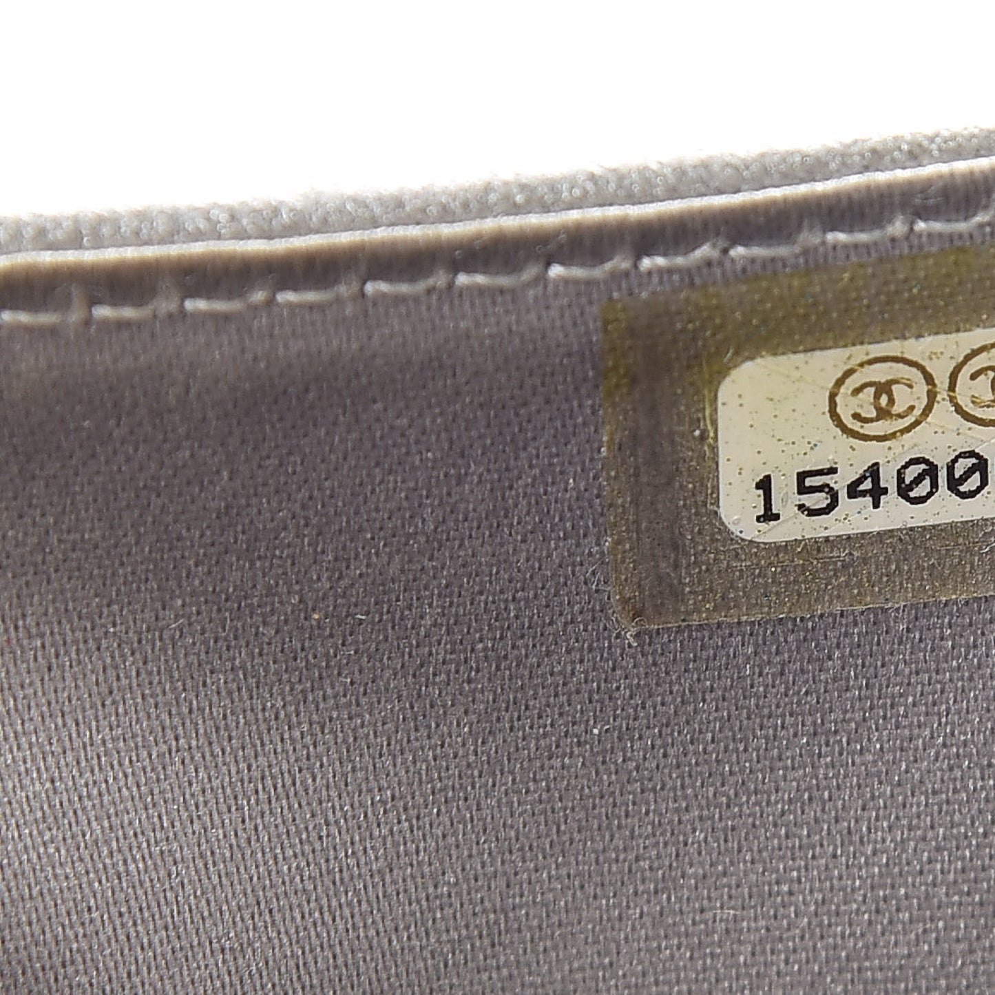 Lambskin Camellia Embossed Zipped Pocket Wallet Black