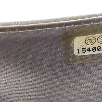 Chanel Lambskin Camellia Embossed Zipped Pocket Wallet Black 8 of 19
