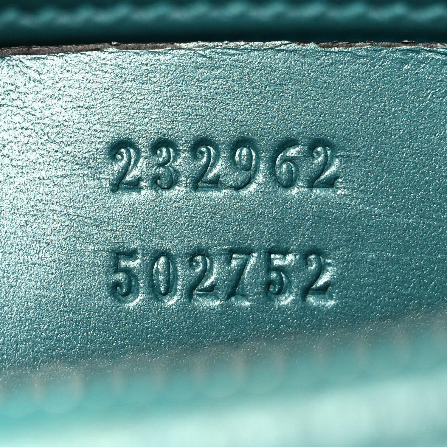 Gucci Metallic Guccissima Medium GG Twins Hobo Teal 7 of 12