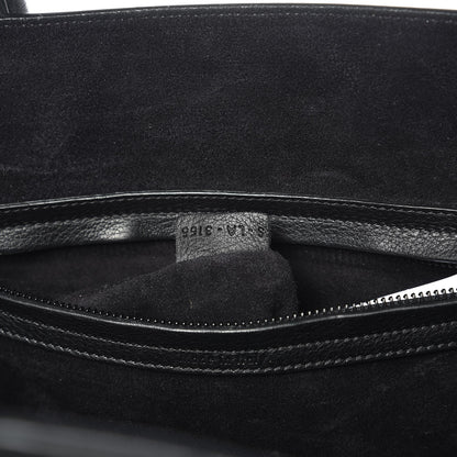 Celine Grained Calfskin Medium Phantom Luggage Black 9 of 12