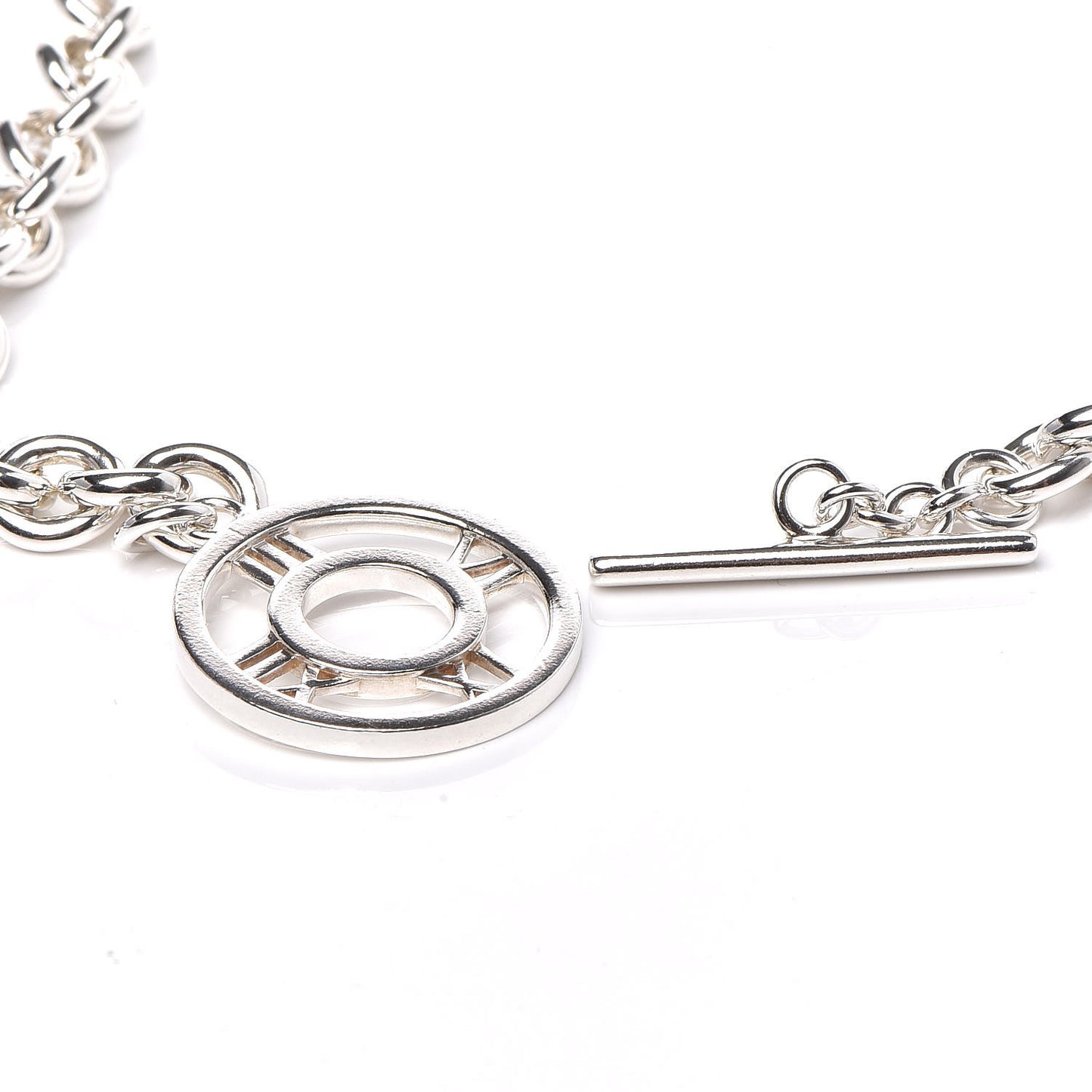 Sterling Silver Atlas Toggle Chain Necklace