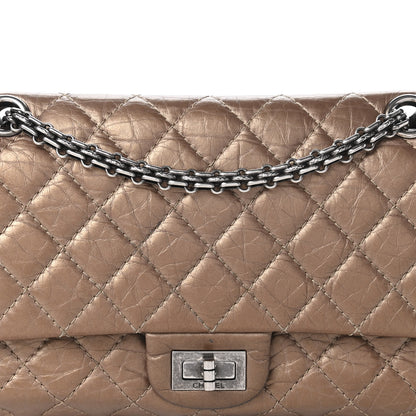 Chanel Metallic Aged Calfskin Quilted 2.55 Reissue 225 Flap Bronze 10 of 10
