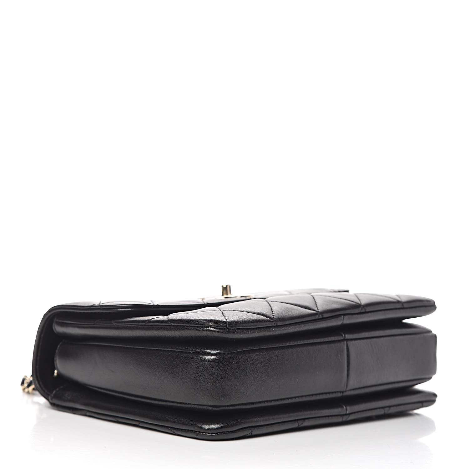 Chanel Lambskin Quilted Small Trendy CC Dual Handle Flap Bag Black 4 of 14