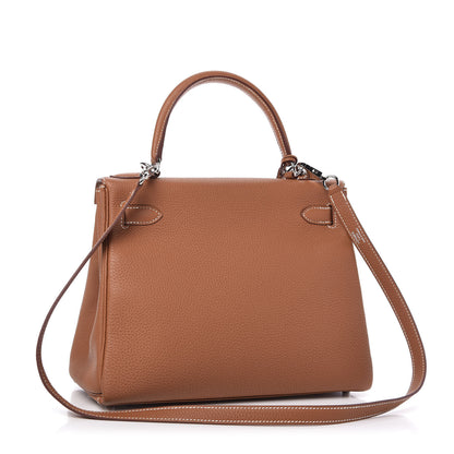 Hermes Togo Kelly Retourne 28 Gold 3 of 12