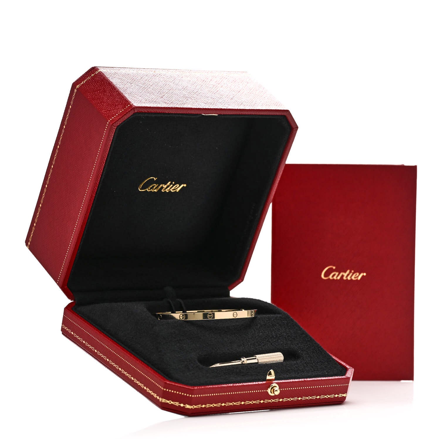 Cartier 18K Yellow Gold Small LOVE Bracelet 17 8 of 8