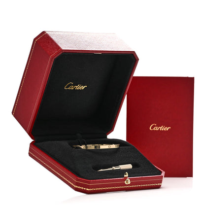 Cartier 18K Yellow Gold Small LOVE Bracelet 17 8 of 8