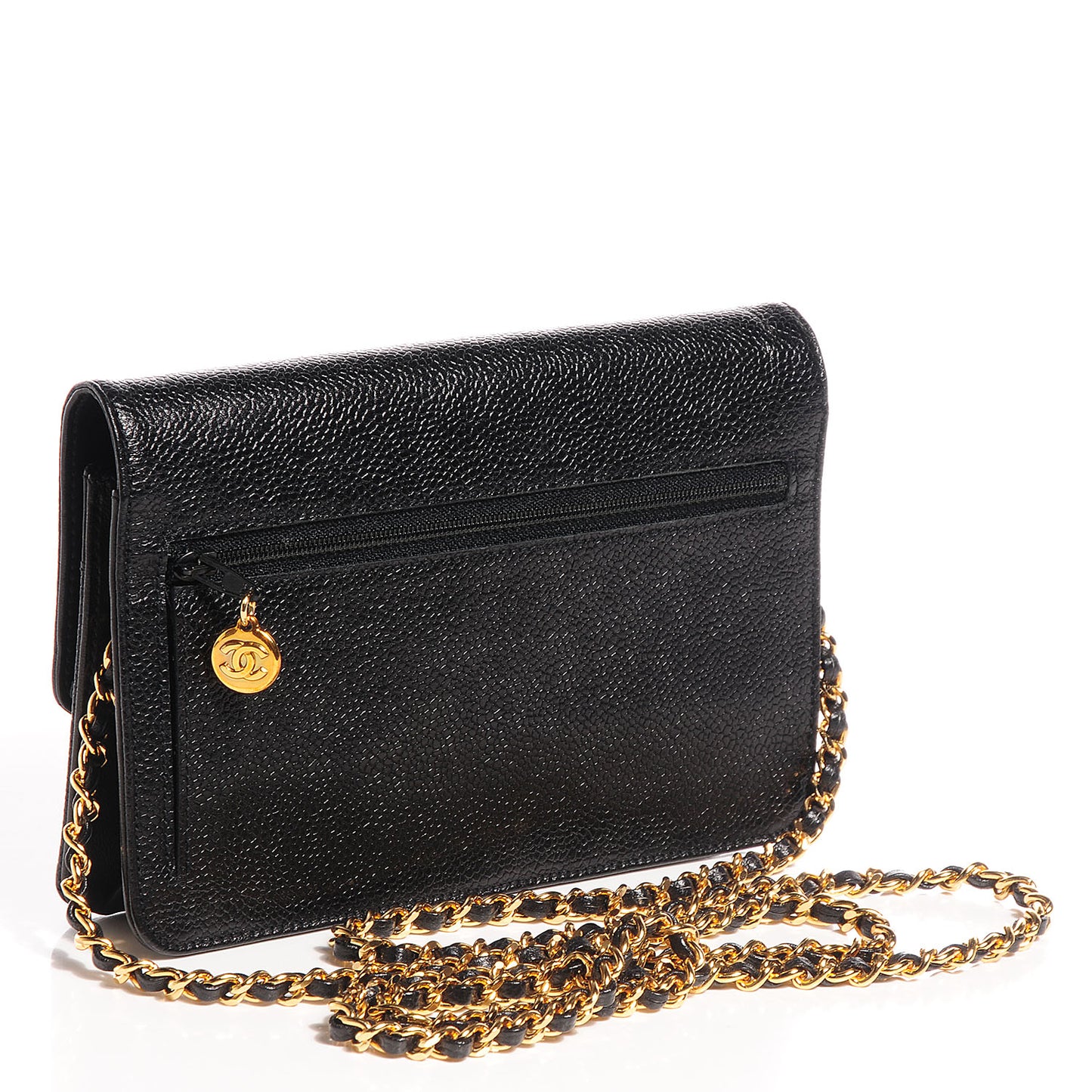 Caviar Timeless CC Wallet on Chain WOC Black