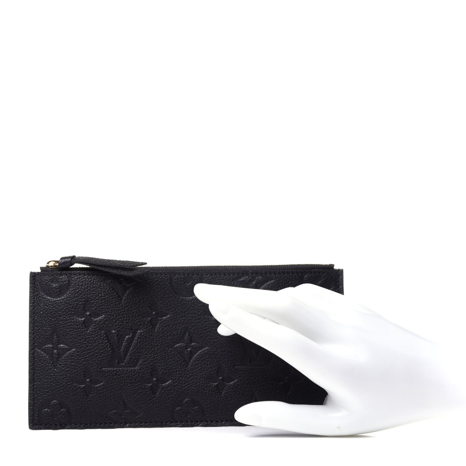 Louis Vuitton Empreinte Felicie Chain Wallet Zippered Insert Black 2 of 8