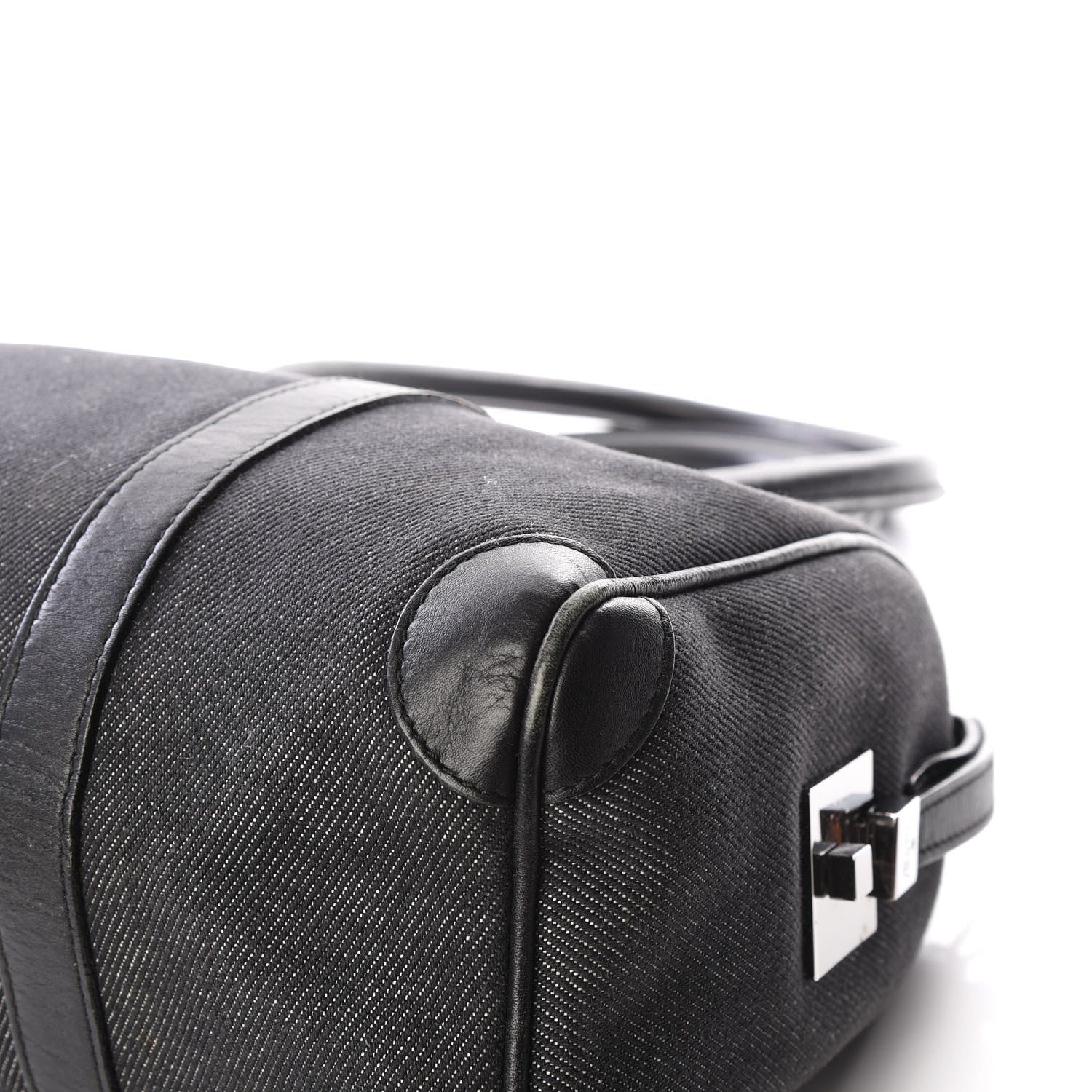 Gucci Denim Boston Bag Black 8 of 11