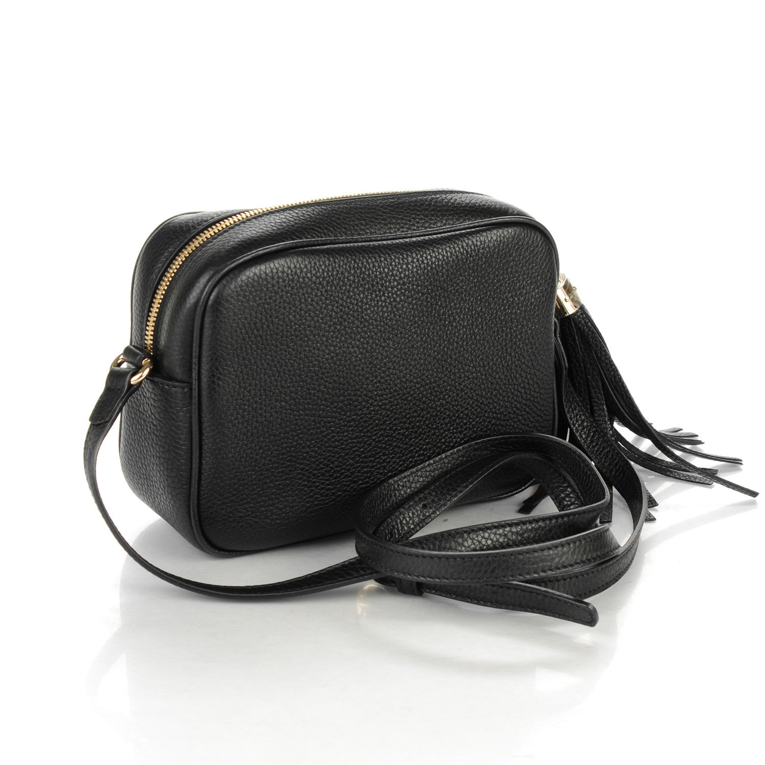 Gucci Pebbled Calfskin Small Soho Disco Bag Black 3 of 7