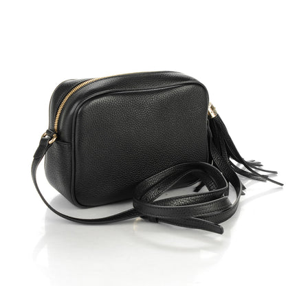 Gucci Pebbled Calfskin Small Soho Disco Bag Black 3 of 7