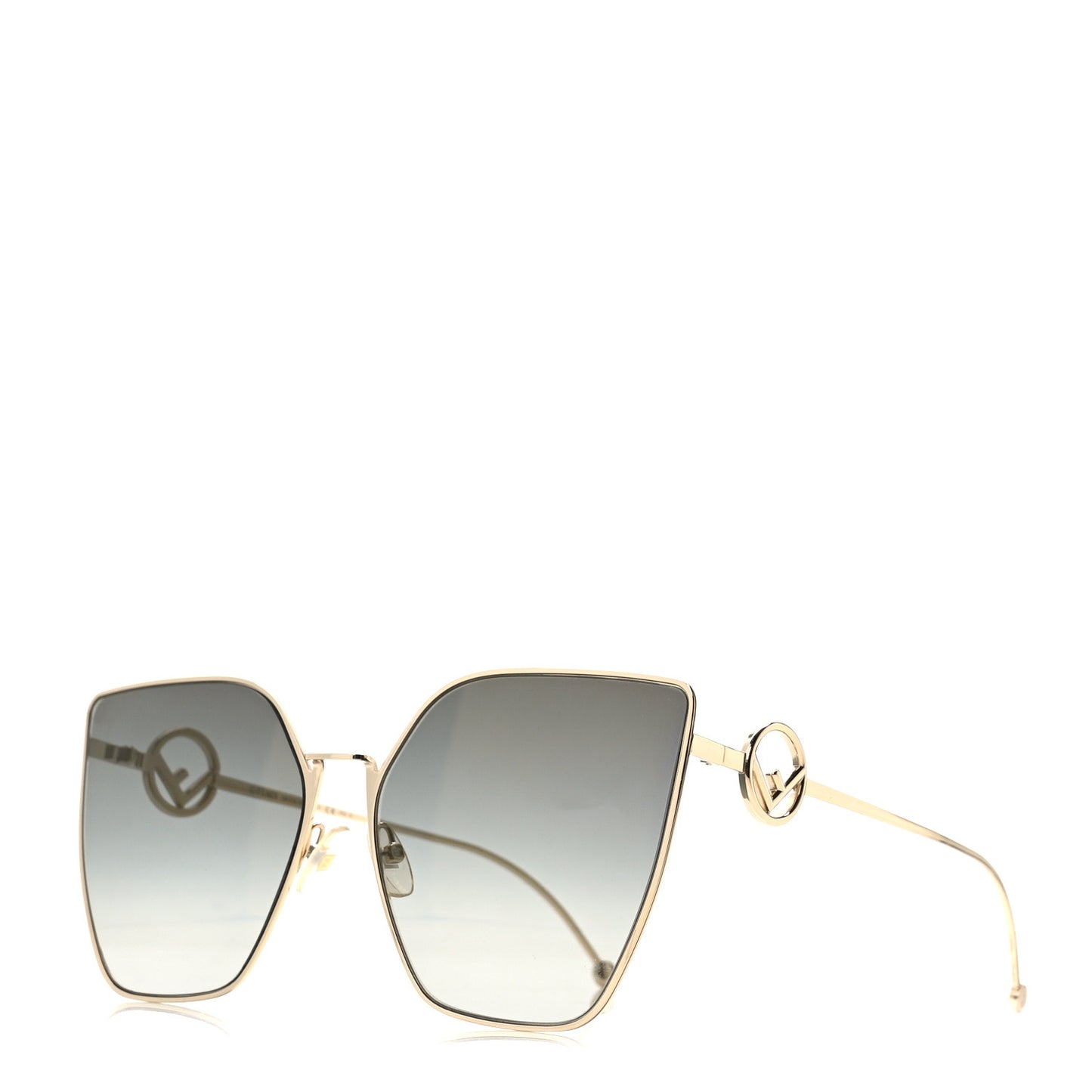 Metal F is Fendi Sunglasses FF 0323/S Gold