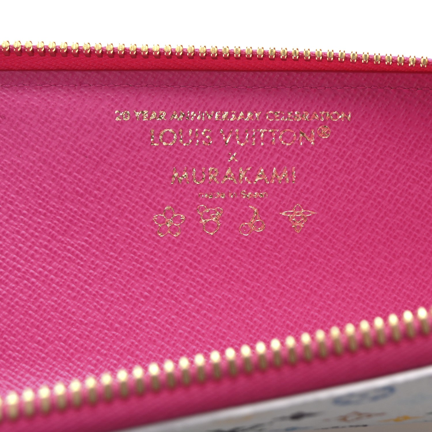 Louis Vuitton LV X TM Monogram Multicolor Charlotte Pencil Pouch Fuchsia 6 of 7