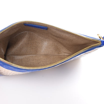 Nancy Gonzalez Python Crocodile Small Erica Shopper Tote Cobalt 8 of 15