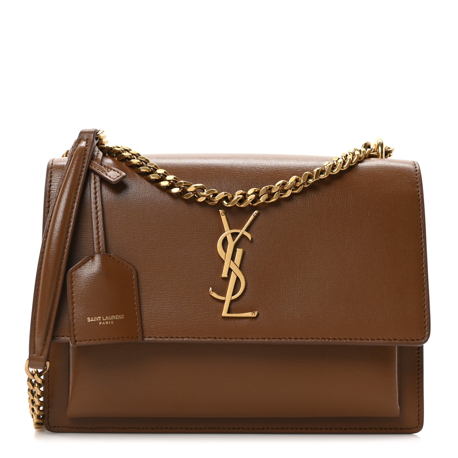 Saint Laurent Calfskin Medium Monogram Sunset  Fox 1 of 10