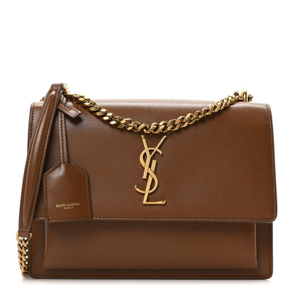 Saint Laurent Calfskin Medium Monogram Sunset  Fox 1 of 10