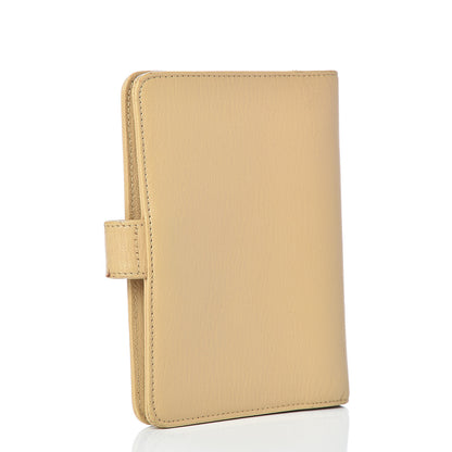Chanel Goatskin Small Ring Agenda Planner Beige 3 of 17