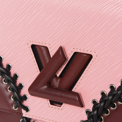 Louis Vuitton Epi Braided Twist Shoulder Bag MM Rose Ballerine 8 of 10