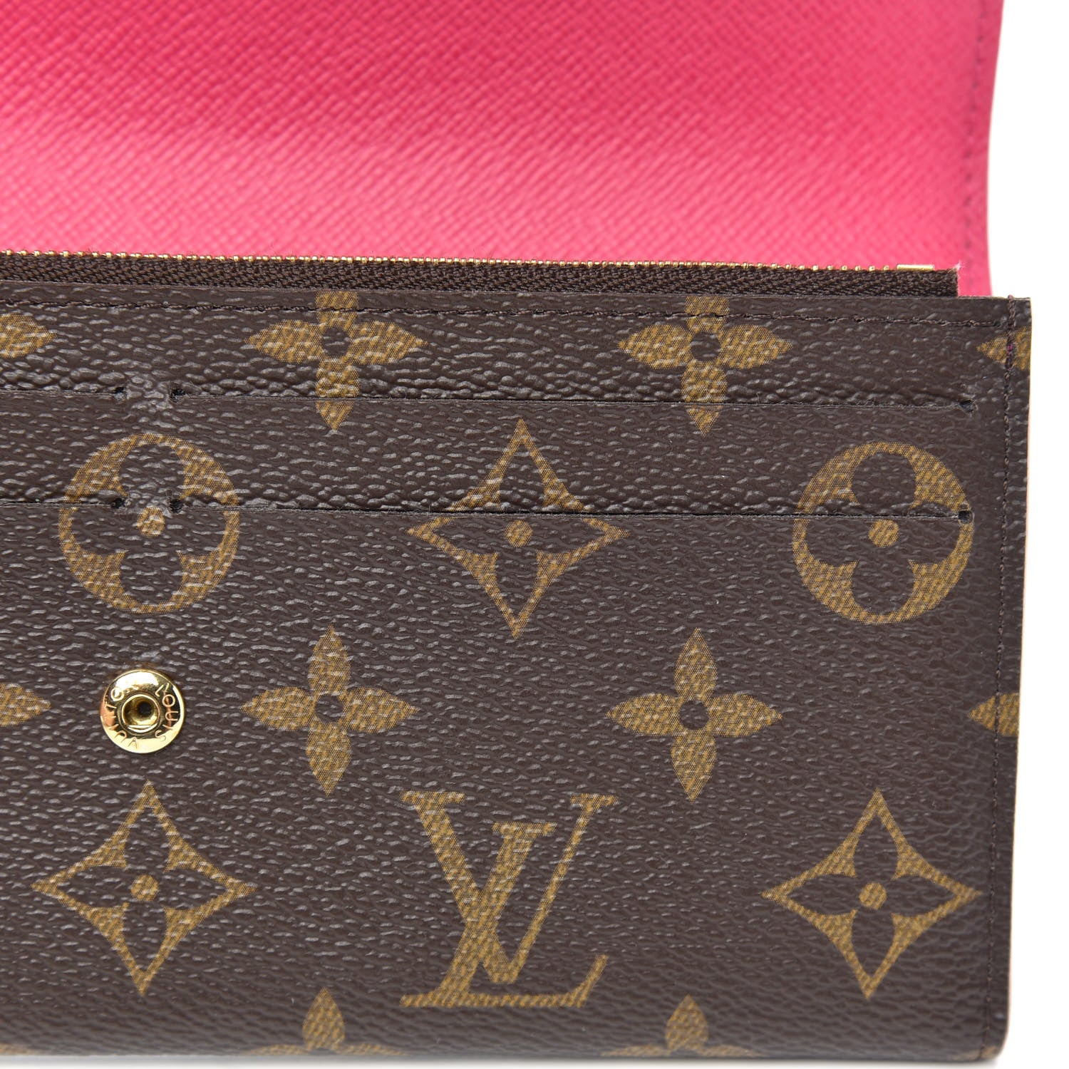 Louis Vuitton Monogram Bloom Flower Emilie Wallet 7 of 7