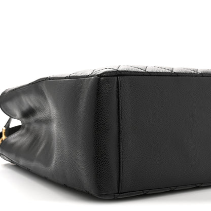 Chanel Caviar Quilted Grand Shopping Tote GST Black 9 of 13
