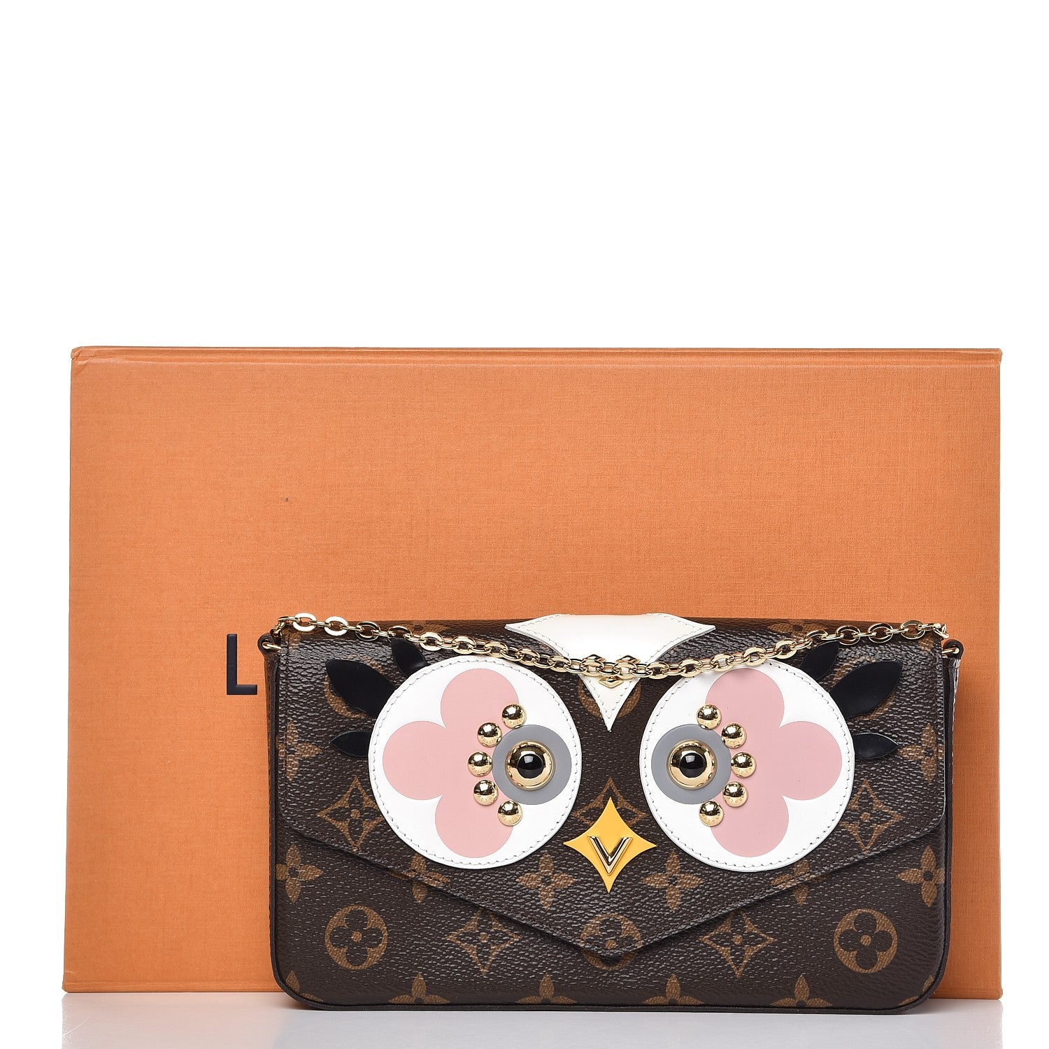 Louis Vuitton Monogram Lovely Birds Pochette Felicie Chain Wallet 8 of 13